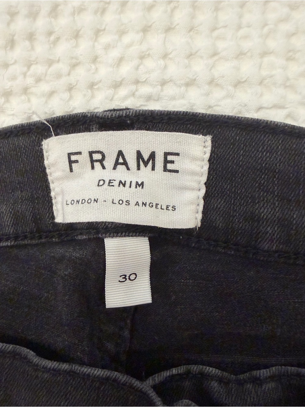Frame Denim Women's Black Washed Jeans